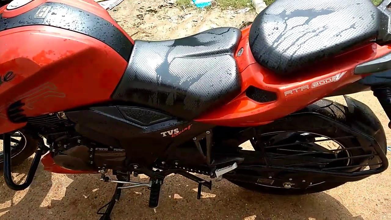 Tvs Apache Rtr 200 Matte Red Colour Walkround Review On Road