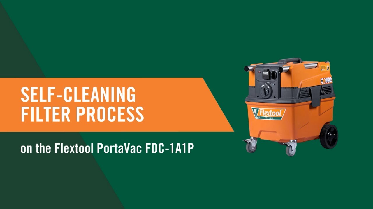 Flextool Dust Collector FDC-1A1P - Auto-Pulsing Self-Cleaning Filter Process
