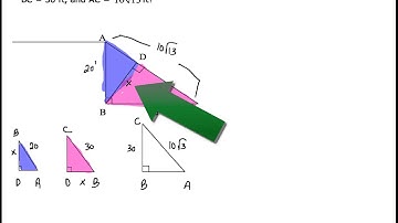 7-3 Similar Right Triangles Ex 5: Word Problem
