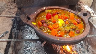 في البادية طريقة تحضير تقلية المغربية بطريقة تقليدية لذيذة جدا