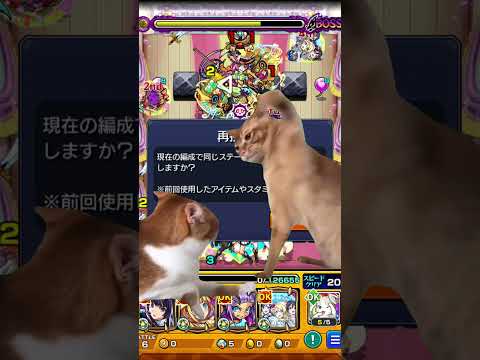 モンストで負けた時これ！#猫ミーム #モンスト