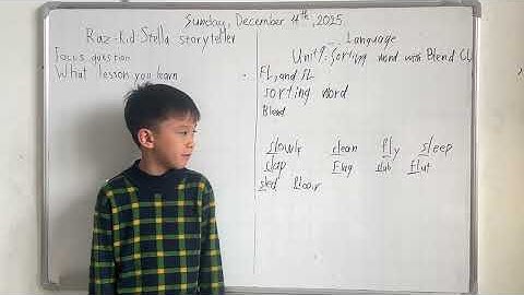 Dương_14/12/2025_Acellus G1_LanguageArt: Sorting word with blend cl, fl and sl