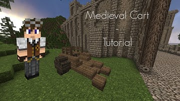 Minecraft - Medieval Cart (2 Minute Tutorial)