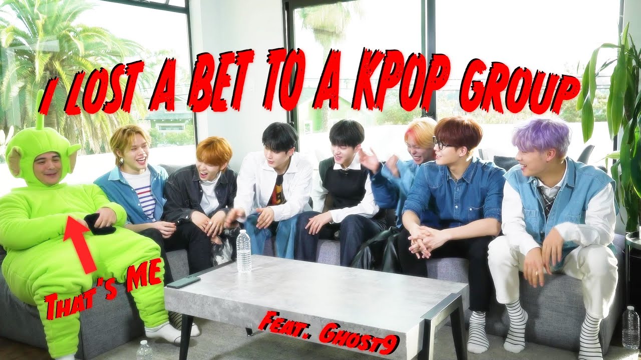 I lost a bet to a kpop group... Here is how it went [GHOST9]