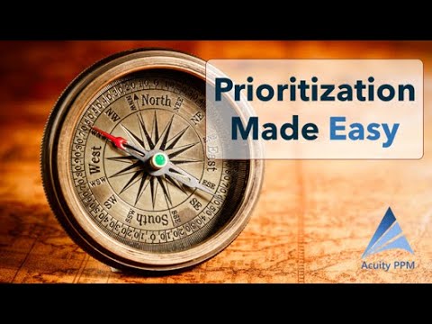 Prioritization Made Easy with Acuity PPM Social Video
