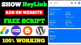 heylink Blogger New script 2023 | Google Adsense Loading + Heylink me | Heylink Adsense Approval