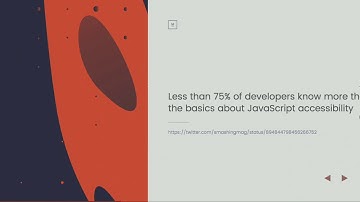 DrupalCon Nashville 2018: JavaScript and Accessibility: Don