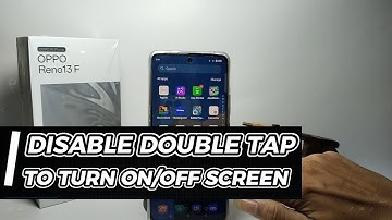 How To Disable Icon Pull Down Gesture On  Oppo Reno 13 F
