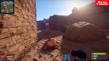 Solo Rust Raid on large 3 man clan Base - Best Blue Server - Nice loot