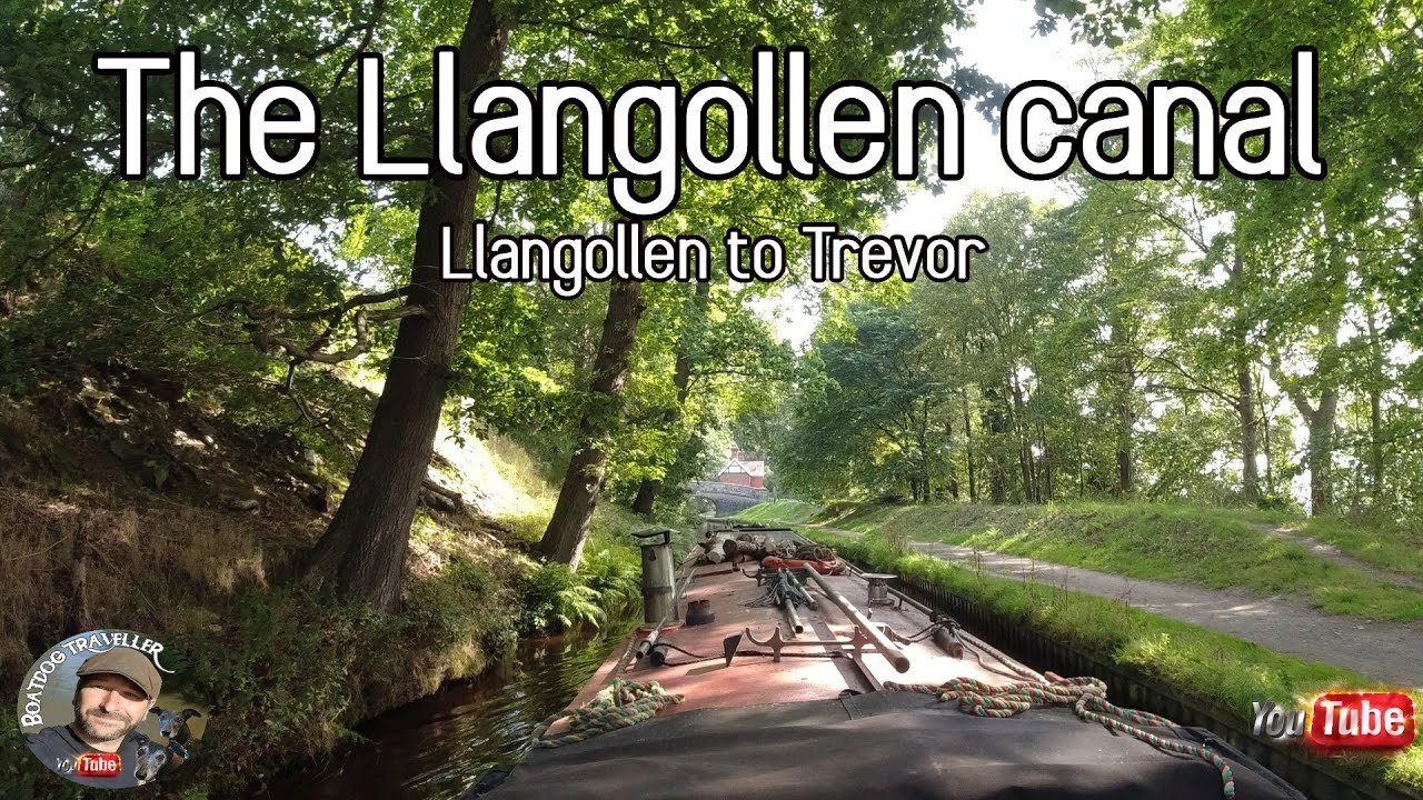 The Llangollen canal. Llangollen to Trevor by narrowboat.