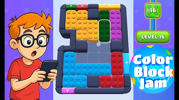 Color Block Jam Level 16 Solution Walkthrough