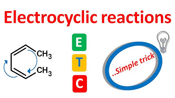 Electrocyclic reactions in easy way | Simple trick