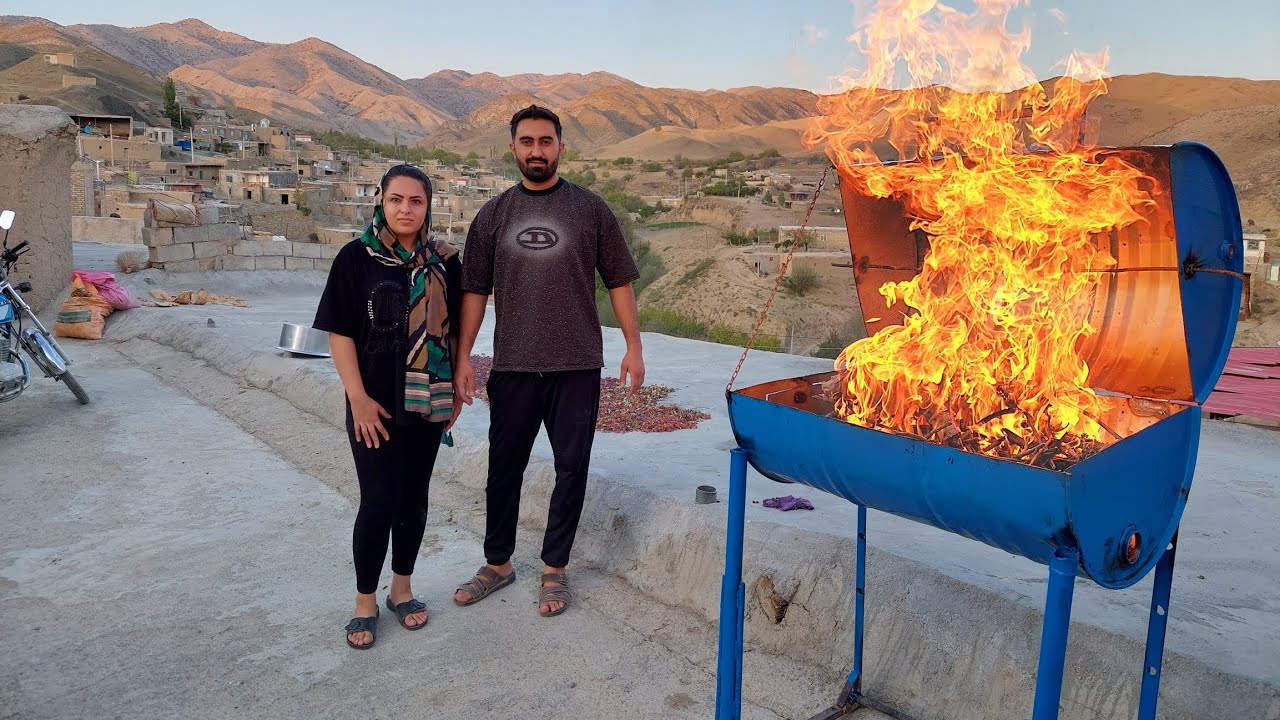 DIY Barrel Grill + Persian Village Vibes | Butter, Fire & Family  