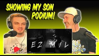 Introducing my son to EZ Mil! Podium