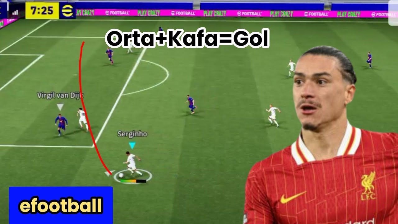 efootball klasmanda orta+kafa 