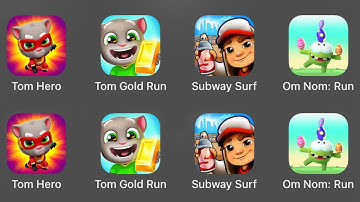 Tom Hero Dash, Tom Gold Run, Subway Surfer, Om Nom: Run - Ipad Gameplay #38 | Mobile GTV