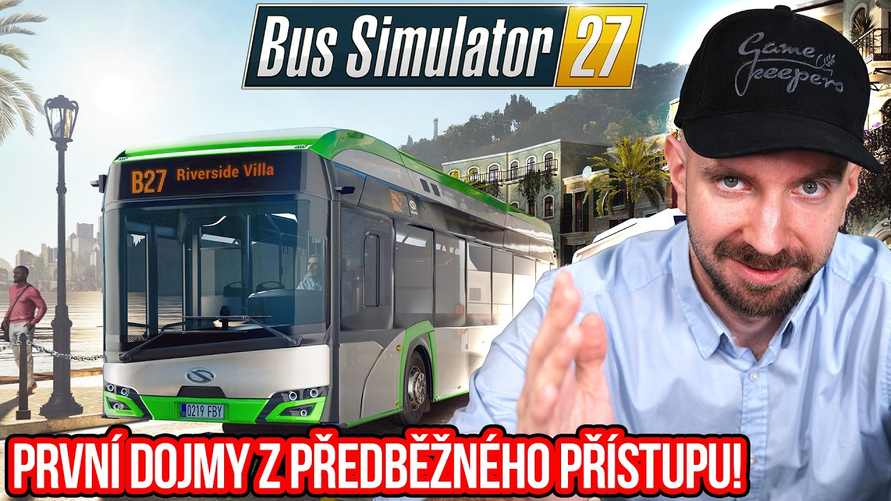 PRVN&Iacute; DOJMY Z PŘEDBĚŽN&Eacute;HO PŘ&Iacute;STUPU | Bus Simulator 27