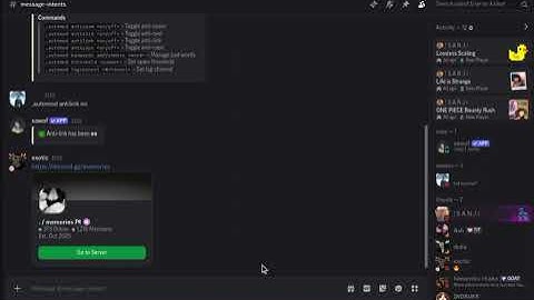 vape message content intent