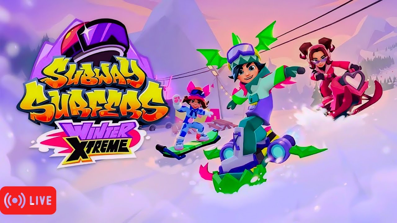LIVE🔴 Subway Surfers | Winter Xtreme | Road to high Score