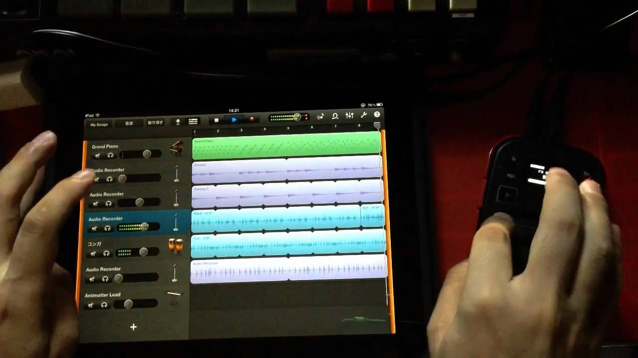 iPad GarageBand＋KORG mini kaoss pad 2 - YouTube