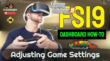 How to use the Game Settings feature in FS19 Dashboard - Farming Simulator 19