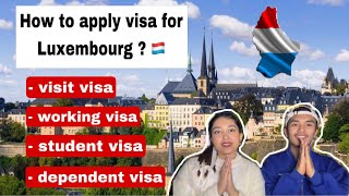 How To Apply Visa For Luxembourg ?|Explained in Full Details |Pawan Yonzan with​⁠@thapasandhya6721