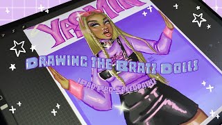 ✨💜✨ Drawing The Bratz Dolls | Yasmin | Procreate Speedpaint