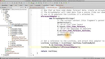 Finding Views findViewById() - Developing Android Apps