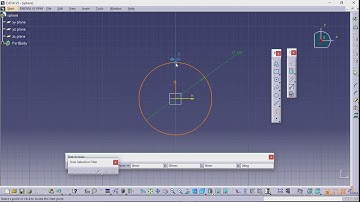 Creating a sphere using CATIA V5