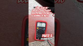 #P5 #cómo usar un #curcuito #serie #casero para #probar #corona de #bobinas #estator de #moto #fácil