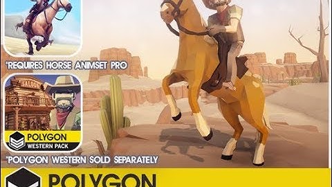 POLYGON - Horse Pack - Unity Character Download