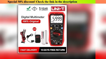 Exclusive UNI-T UT61B+ Unit Multimeter Digital 6000 Counts LCD Display DC AC 1000V True RMS Auto Ra
