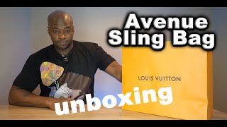 Louis Vuitton Avenue Sling Bag | Unboxing First Impressions
