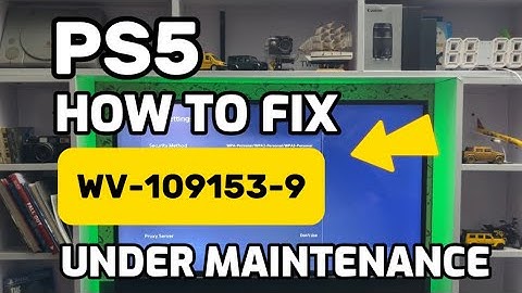 How To Fix PS5 WV-109153-9 The Connection To The Network Has Timed Out PlayStation
