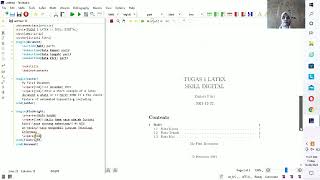 Membuat dokumen menggunakan Latex