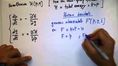 Lagrangians & Hamiltonians 2/6: Hamiltonian of mass-spring systems