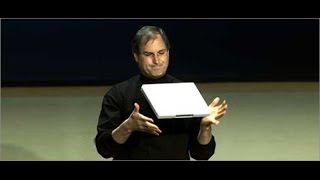Steve Jobs unveils the new iBook (2001)