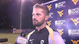 WATCH: WVU men's soccer head coach Dan Stratford recaps 2-2 draw with UNC Greensboro