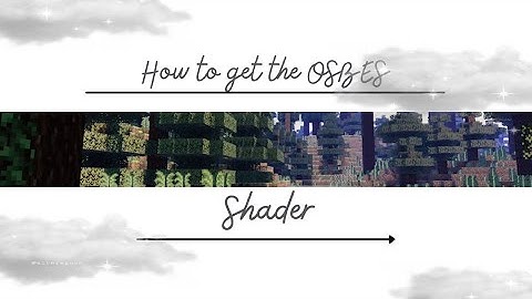 How to download the OSBES Shader ! | MCPE |Pofu