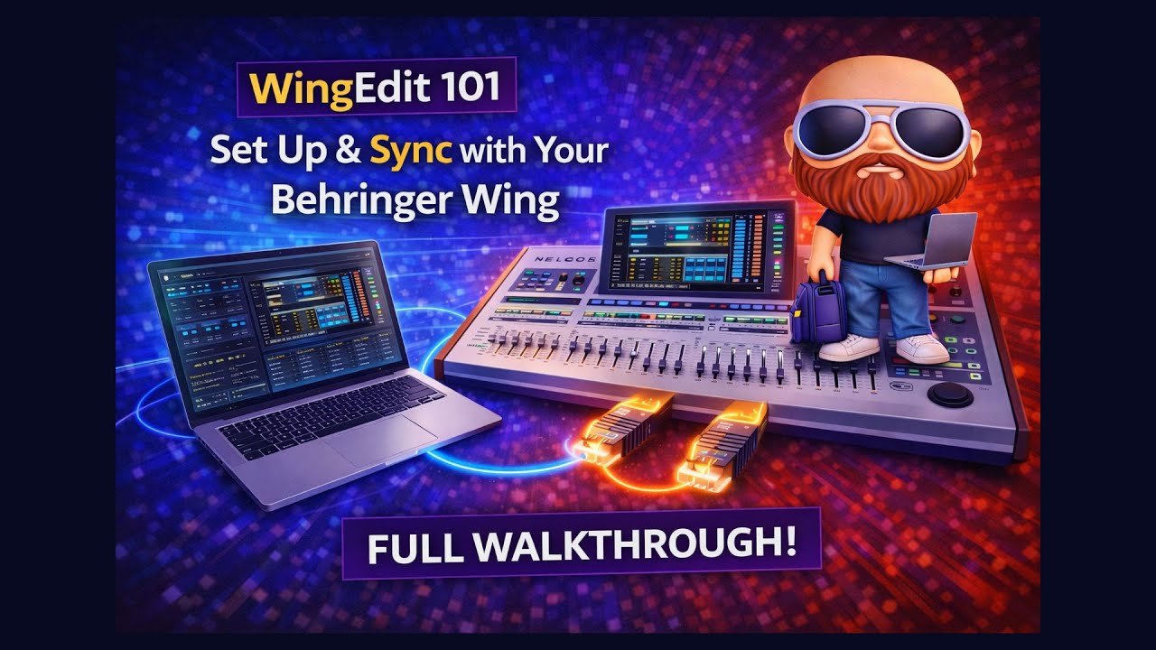 WingEdit 101: Настройка и синхронизация с вашим Behringer Wing – Полное пошаговое руководство