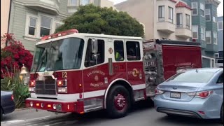 SFFD Medic + Engine Responding Code 3