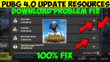 PUBG Mobile Resources Pack Not Downloading Fix | Resources Download Problem Solution 2025