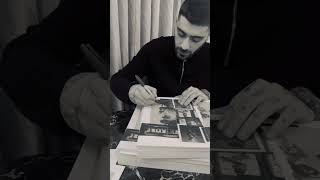 ZAYN via Instagram reels SIGNED VINYL for Zquad ❤️👁️