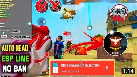 ffh4x Auto Headshot Hack ‼️New Injector FF || Free Fire New Esp Mod Menu Injector Hack