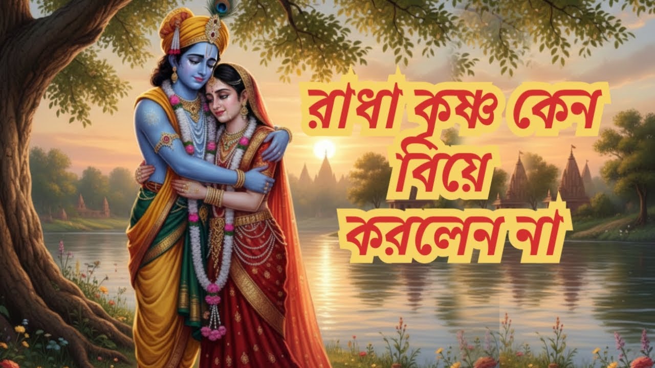 রাধা কৃষ্ণ কেন বিয়ে করলেন না || এবং দ্বারকায় শ্রীকৃষ্ণ ১৬১০৮ বিয়ে কেন করলেন 🤔 সহজ বাংলায় ভাষায়