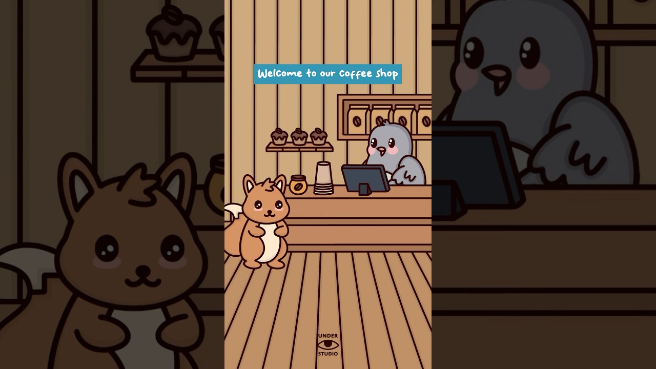 All I Wanted Was Coffee ☕️ Birdie & Squirrel | Animation Meme | Original Audio: @chenaverony