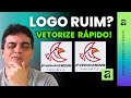 Como Melhorar e Vetorizar um Logo de Baixa Qualidade (RÁPIDO E FÁCIL)