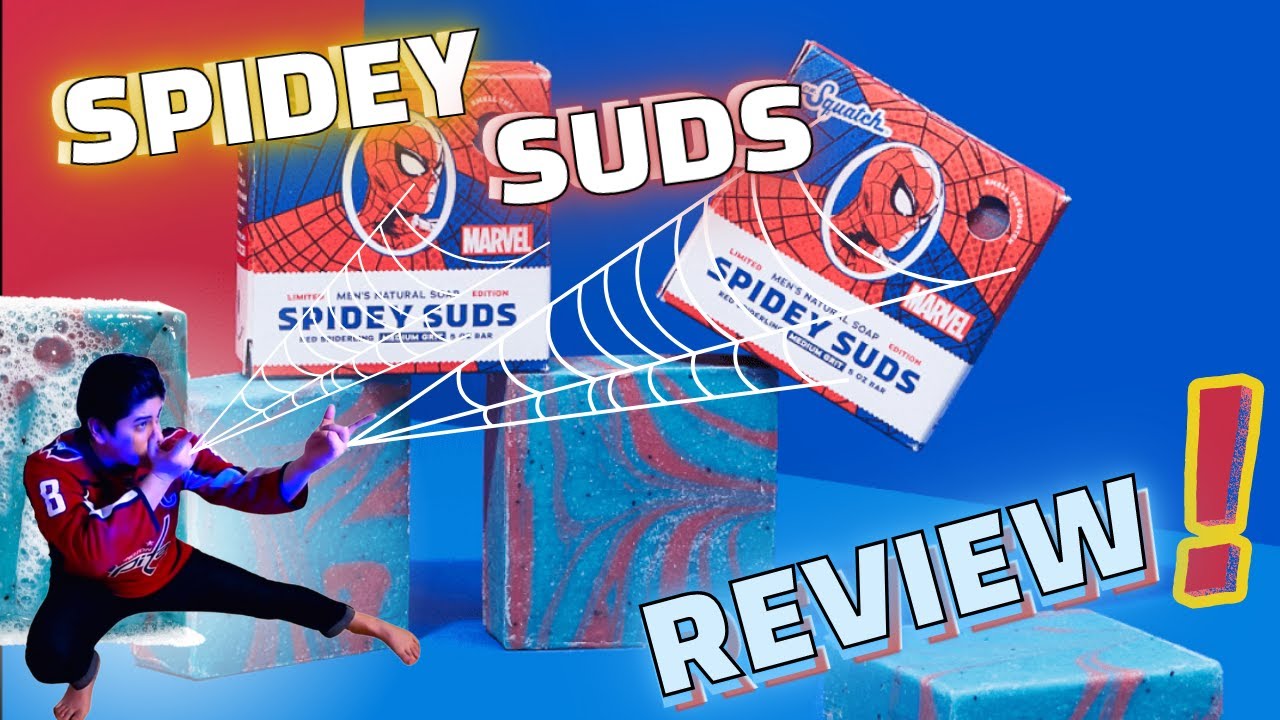 Dr. Squatch's NEW Spidey Suds Review 