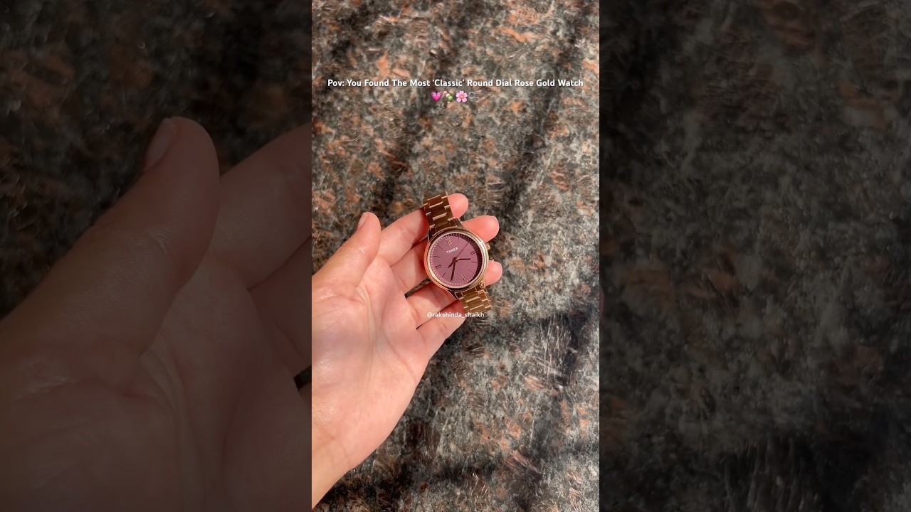 Timex Classic Rose Gold Watch - TWTL121SMU02 💗✨