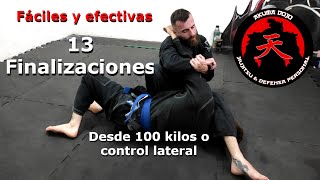 13 Finalizaciones desde 100 kilos fáciles y básicas Brazilian Jiujitsu #bjj #jiujitsu #martialarts